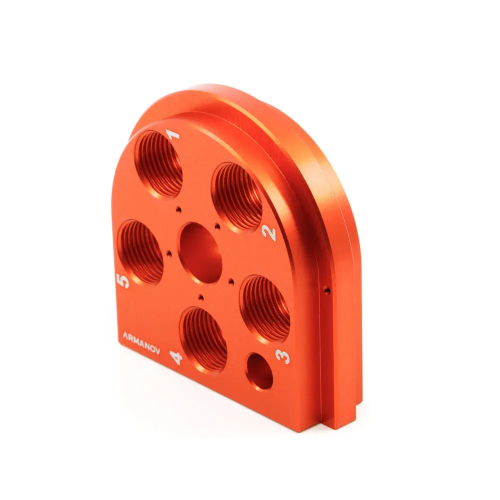 Dillon XL650/XL750 Toolhead Zero-Play, Free-Float ready - red